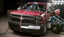 NHTSA Side impact test of the 2019 Chevrolet Silverado Ld 1500