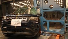 NHTSA Side pole test of the 2019 Ford Explorer