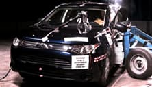 NHTSA Side impact test of the 2019 Mitsubishi Outlander