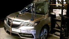 NHTSA Side pole test of the 2019 Acura MDX