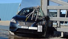 NHTSA Side pole test of the 2019 Nissan Sentra