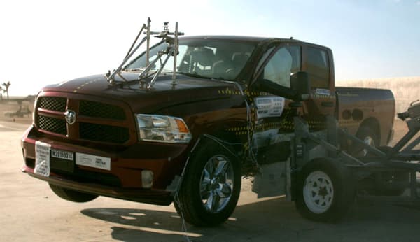 NHTSA Side impact test of the 2019 Ram 1500 Classic