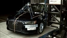 NHTSA Side pole test of the 2019 Audi A3