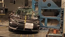 NHTSA Side pole test of the 2019 Honda Civic