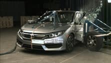 NHTSA Side impact test of the 2020 Honda Civic