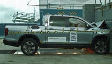 NHTSA Frontal impact test of the 2020 Honda Ridgeline