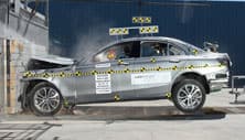 NHTSA Frontal impact test of the 2020 Mercedes-Benz C-Class