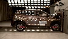 NHTSA Frontal impact test of the 2021 Hyundai Tucson