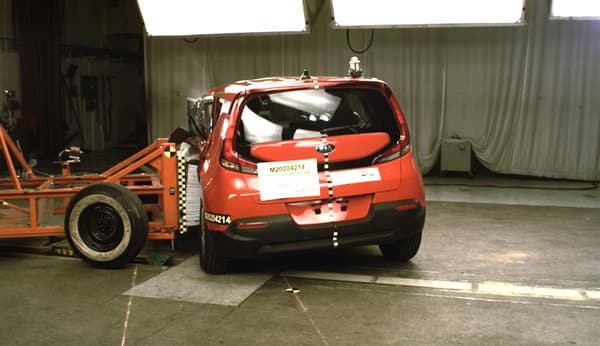 NHTSA Side impact test of the 2021 Kia Soul