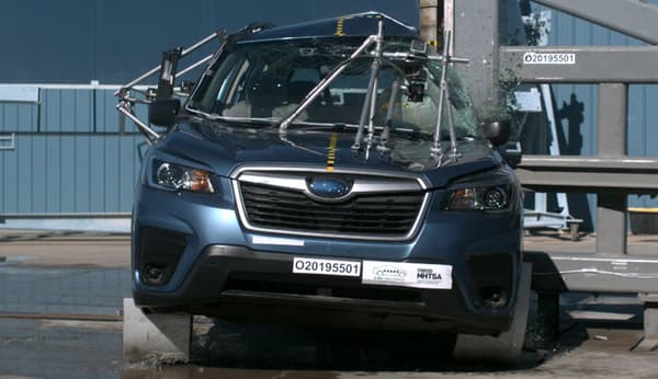 NHTSA Side pole test of the 2021 Subaru Forester