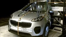NHTSA Side pole test of the 2021 Kia Sportage