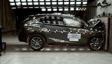 NHTSA Frontal impact test of the 2021 Lexus NX 300