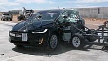 NHTSA Side impact test of the 2021 Tesla Model X 6-Seat