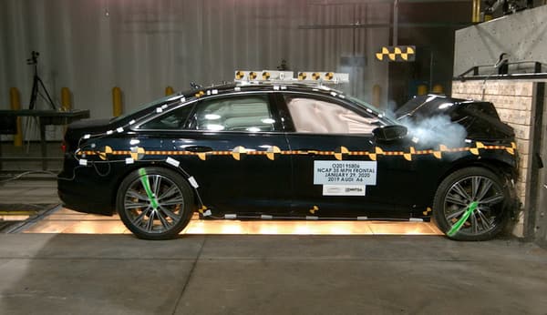 NHTSA Frontal impact test of the 2021 Audi A6