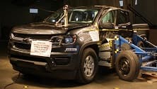 NHTSA Side impact test of the 2022 Chevrolet Colorado