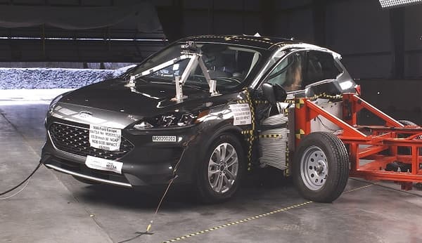 NHTSA Side impact test of the 2022 Ford Escape
