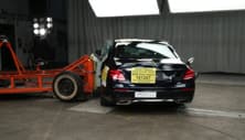 NHTSA Side impact test of the 2022 Mercedes-Benz E-Class