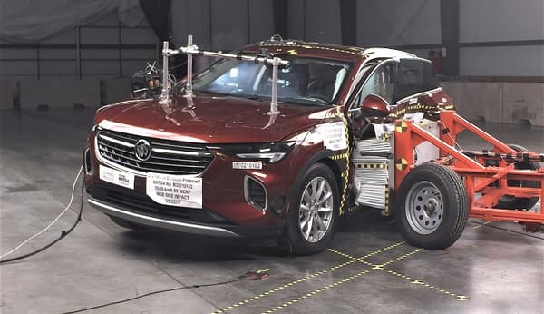 NHTSA Side impact test of the 2023 Buick Envision