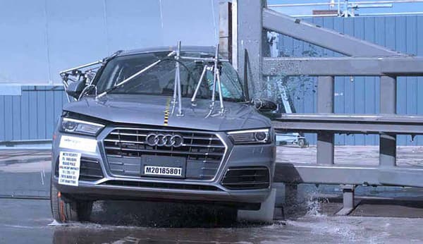 NHTSA Side pole test of the 2023 Audi Q5