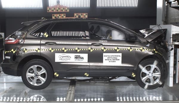 NHTSA Frontal impact test of the 2024 Ford Edge