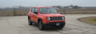 NHTSA Frontal impact test of the 2023 Jeep Renegade