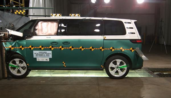 NHTSA Frontal impact test of the 2025 Volkswagen Id.Buzz