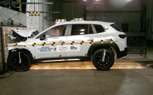 NHTSA Frontal impact test of the 2026 Mazda CX-50