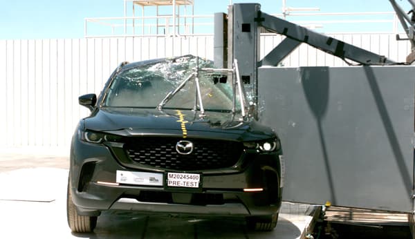 NHTSA Side pole test of the 2026 Mazda CX-50