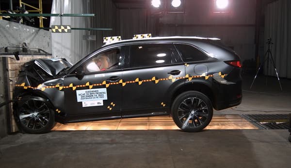NHTSA Frontal impact test of the 2026 Mazda CX-90