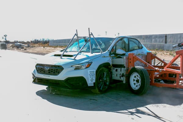 NHTSA Side impact test of the 2026 Subaru WRX