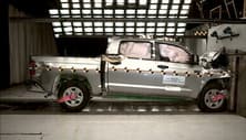 NHTSA crash test of the 2021 Toyota Tundra