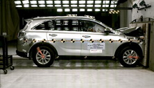 NHTSA crash test of the 2019 Kia Sorento