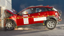 NHTSA crash test of the 2019 Mazda CX-3