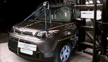 NHTSA Side pole test of the 2019 Kia Soul