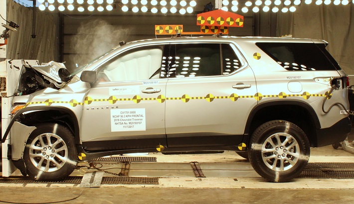 NHTSA crash test of the 2019 Chevrolet Traverse
