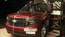 NHTSA Side pole test of the 2019 Chevrolet Suburban 1500