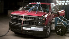 NHTSA Side impact test of the 2019 Chevrolet Silverado Ld 1500
