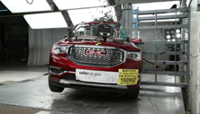 NHTSA Side pole test of the 2019 GMC Acadia