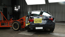 NHTSA Side impact test of the 2019 Toyota Corolla
