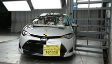 NHTSA Side pole test of the 2019 Toyota Corolla