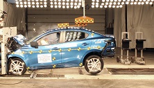 NHTSA crash test of the 2019 Toyota Yaris Ia