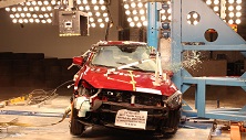 NHTSA Side pole test of the 2019 Toyota Yaris Ia