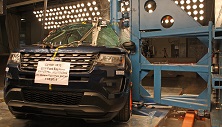 NHTSA Side pole test of the 2019 Ford Explorer
