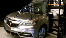 NHTSA Side pole test of the 2019 Acura Mdx