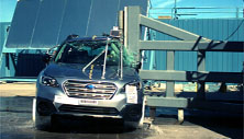 NHTSA Side pole test of the 2019 Subaru Legacy