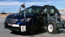 NHTSA Side impact test of the 2019 Subaru Outback