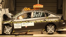 NHTSA crash test of the 2019 Nissan Sentra