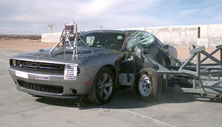NHTSA Side impact test of the 2019 Dodge Challenger