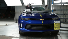 NHTSA Side pole test of the 2019 Chevrolet Camaro Ss