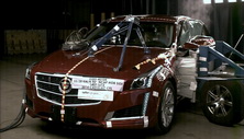 NHTSA Side impact test of the 2019 Cadillac Cts-V